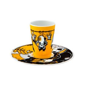 TAZA DE CAFE CON PLATO XLIII ESCAPE GOAT