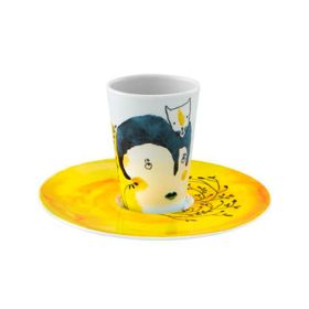 TAZA DE CAFE CON PLATO XXV ESCAPE GOAT