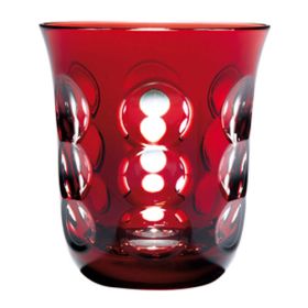 VASO ROJO CHRISTOFLE KAWALI