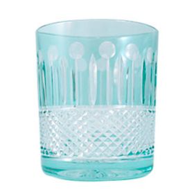 VASO BAJO DE CRISTAL AQUA