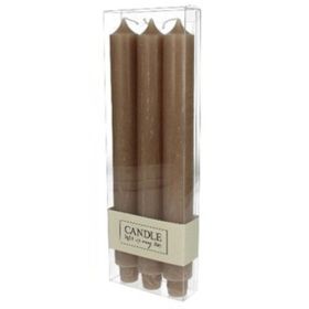 SET DE 3 VELAS TAUPE