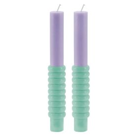 SET DE 2 VELAS LILA MENTA