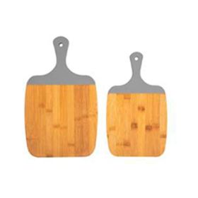 SET DE 2 TABLAS DE MADERA PARA CORTAR BAMBOO & GRAY GOURMET