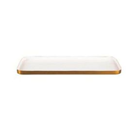 BANDEJA GRANDE RECTANGULAR WHITE