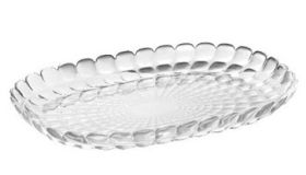 BANDEJA OVAL GRANDE TIFFANY TRANSPARENTE