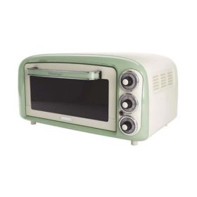 HORNO ELECTRICO VINTAGE VERDE MENTA