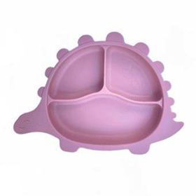 PLATO DE SILICON ROSE PINK DINO