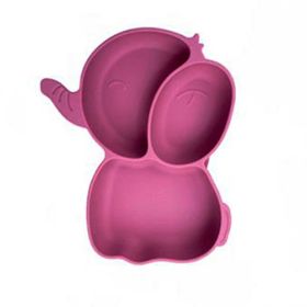 PLATO DE SILICON DARK PINK ELEFANTE